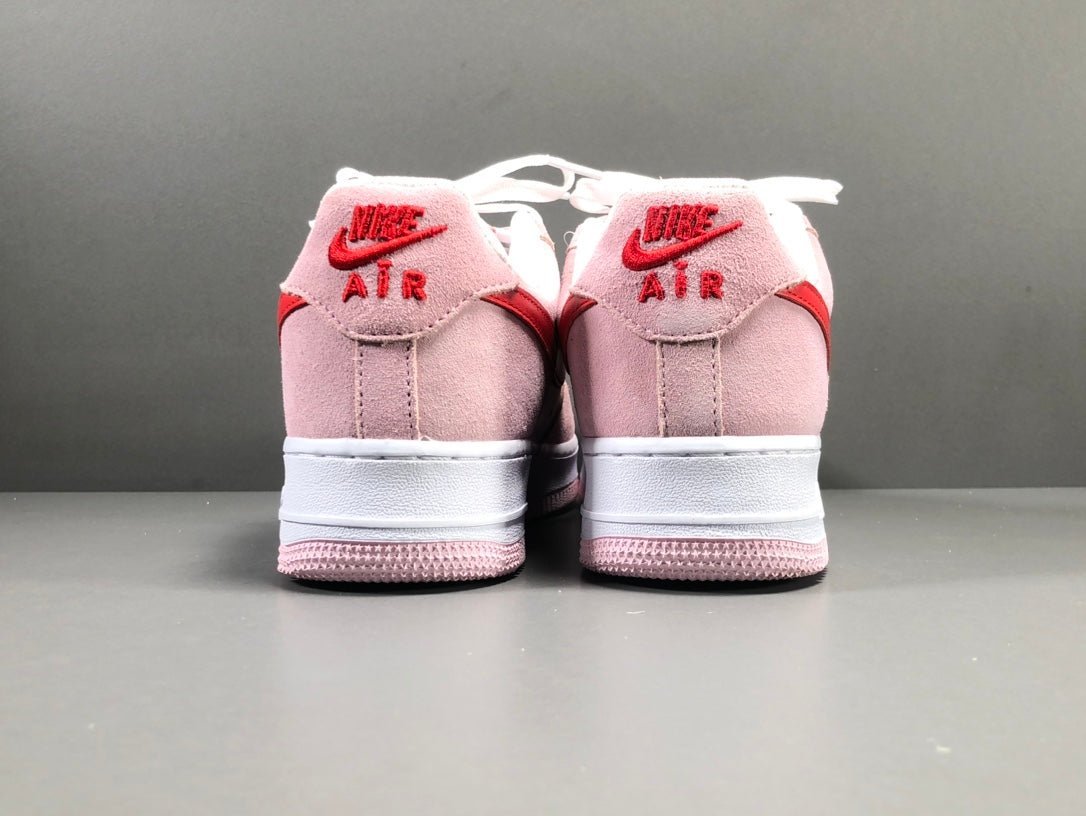 NIKE Air Force 1 - Valentines Day Love Letter Sneakers - White Unisex Streetwear Limited Edition - Introducing the Nike Air Force 1 x Valentine's Day Love Letter edition, a captivating fusion