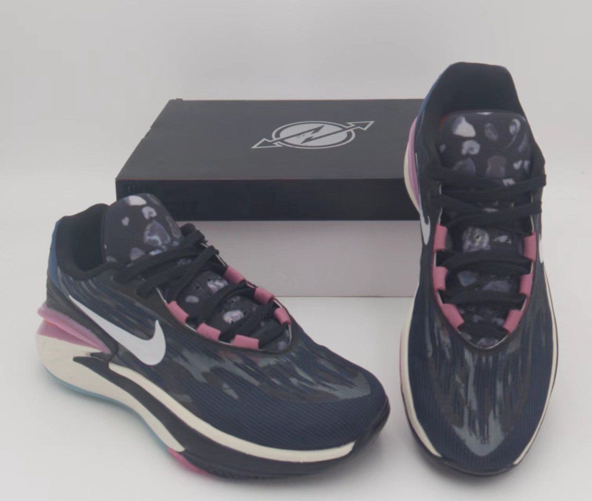 NIKE Air Zoom G.t. Cut 2 - Desert Berry Valerian - Blue Unisex Streetwear Limited Edition