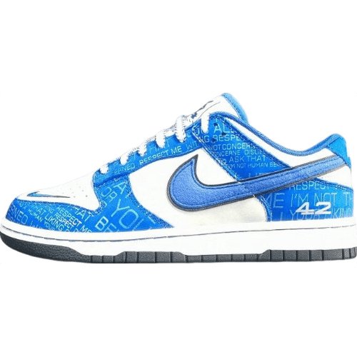 NIKE Dunk - Jackie Robinson Sneakers - Red Unisex Streetwear Limited Edition