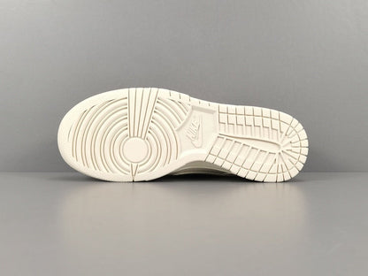NIKE Dunk - Light Orewood Sashiko Sneakers - Brown Unisex Streetwear Limited Edition