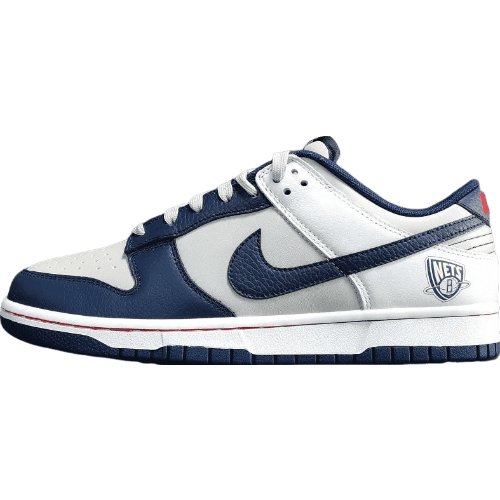 NIKE Dunk - Nba 75th Anniversary Brooklyn Nets Sneakers - Black Unisex Streetwear Limited Edition