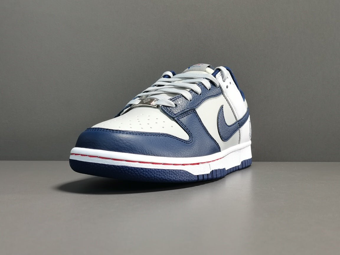 NIKE Dunk - Nba 75th Anniversary Brooklyn Nets Sneakers - Black Unisex Streetwear Limited Edition