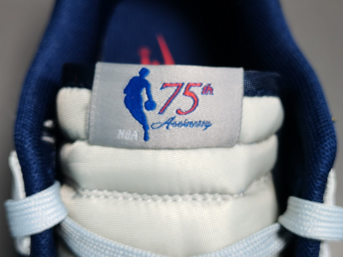 NIKE Dunk - Nba 75th Anniversary Brooklyn Nets Sneakers - Black Unisex Streetwear Limited Edition