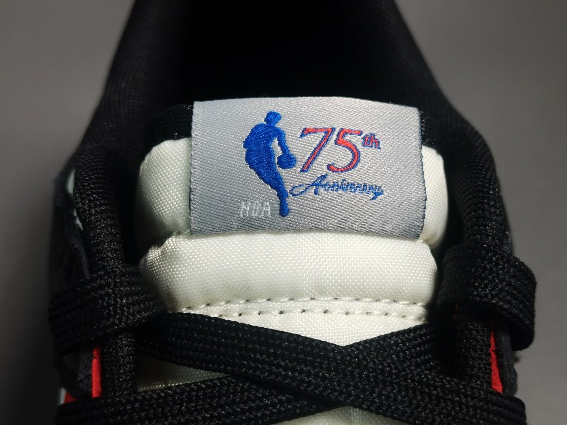 NIKE Dunk - Nba 75th Anniversary Chicago Sneakers - Red Unisex Streetwear Limited Edition