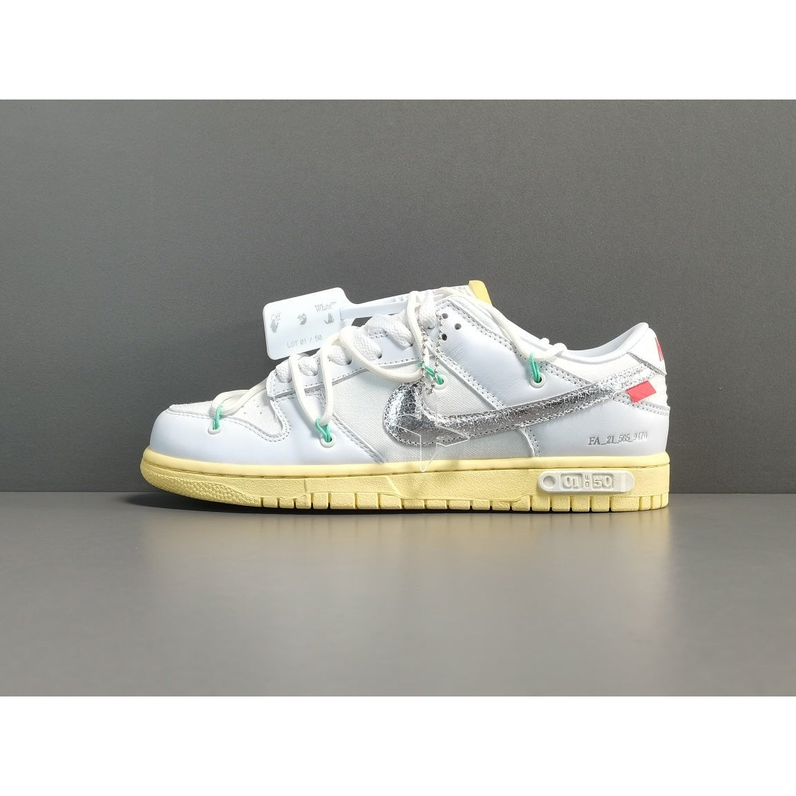 NIKE Dunk - Off-white Lot 01 Sneakers Unisex Streetwear Limited Edition