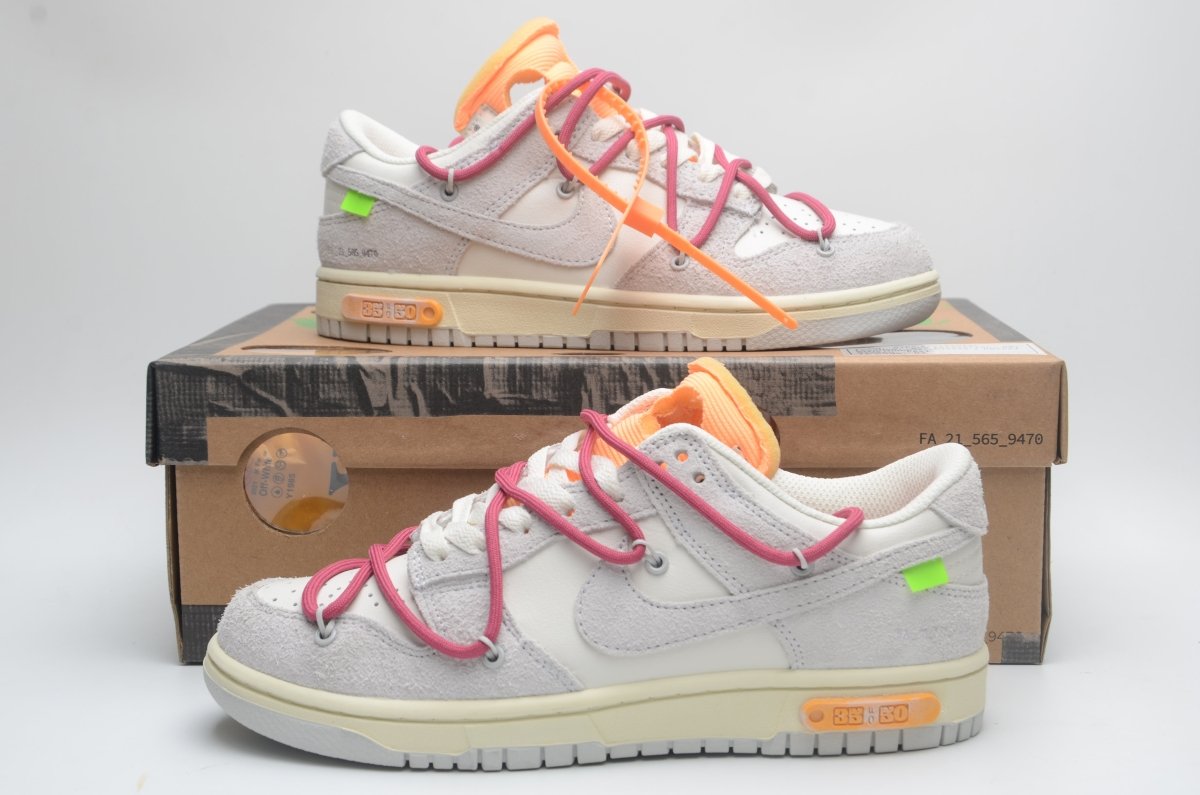 NIKE Dunk - Off-white Lot 35 Sneakers Unisex Streetwear Limited Edition