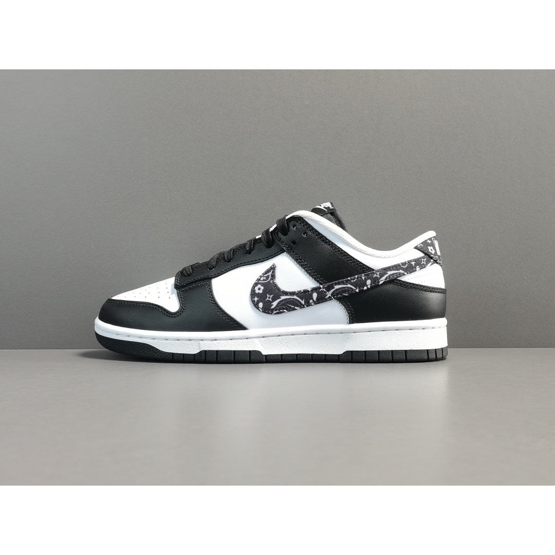 NIKE Dunk - Paisley Pack Sneakers - Black Unisex Streetwear Limited Edition