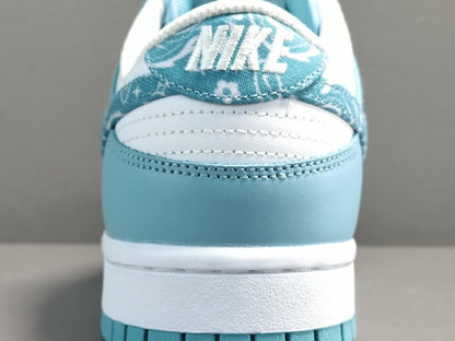NIKE Dunk - Paisley Pack Worn Sneakers - Blue Unisex Streetwear Limited Edition