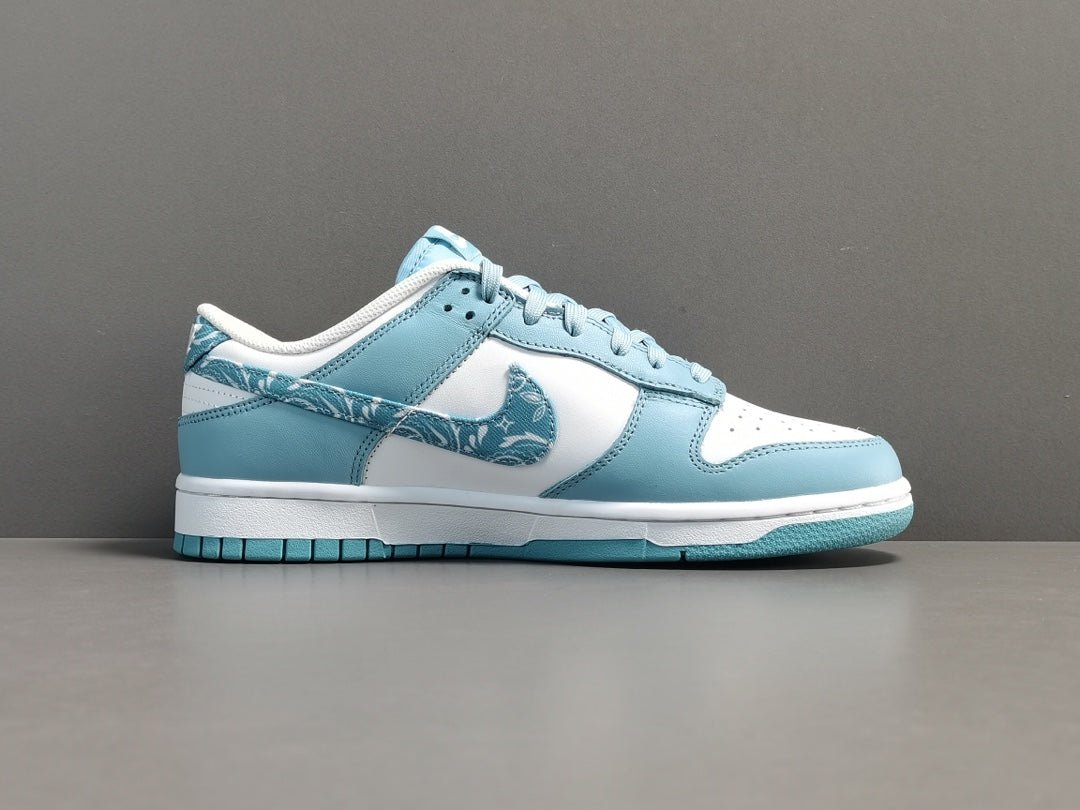 NIKE Dunk - Paisley Pack Worn Sneakers - Blue Unisex Streetwear Limited Edition