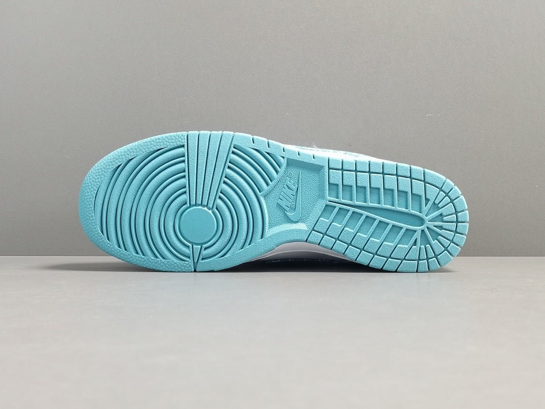 NIKE Dunk - Paisley Pack Worn Sneakers - Blue Unisex Streetwear Limited Edition