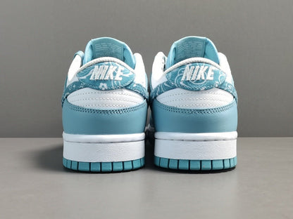 NIKE Dunk - Paisley Pack Worn Sneakers - Blue Unisex Streetwear Limited Edition