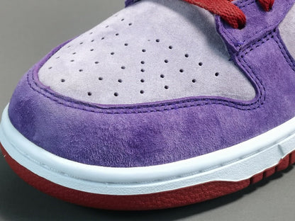 NIKE Dunk - Plum Sneakers - Red Unisex Streetwear Limited Edition