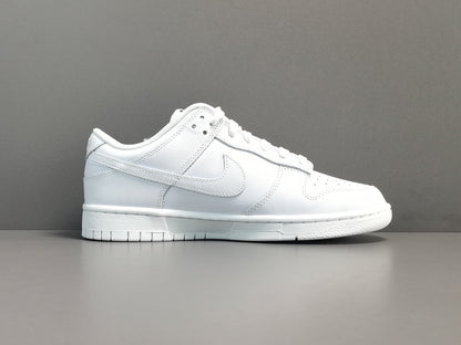NIKE Dunk - Triple Sneakers - White Unisex Streetwear Limited Edition