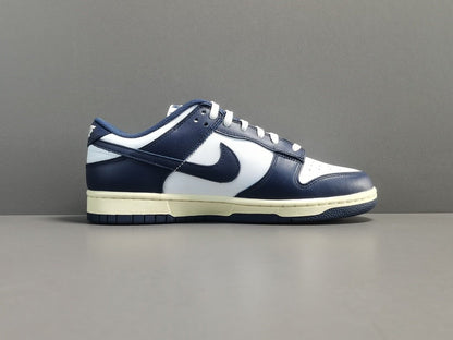 NIKE Dunk - Vintage Sneakers - Navy Unisex Streetwear Limited Edition