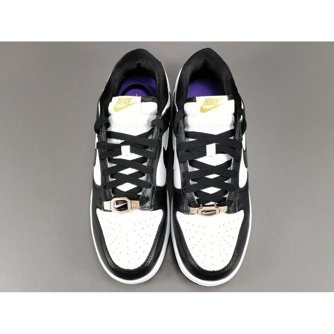 NIKE Dunk - World Champs White Sneakers - Black Unisex Streetwear Limited Edition
