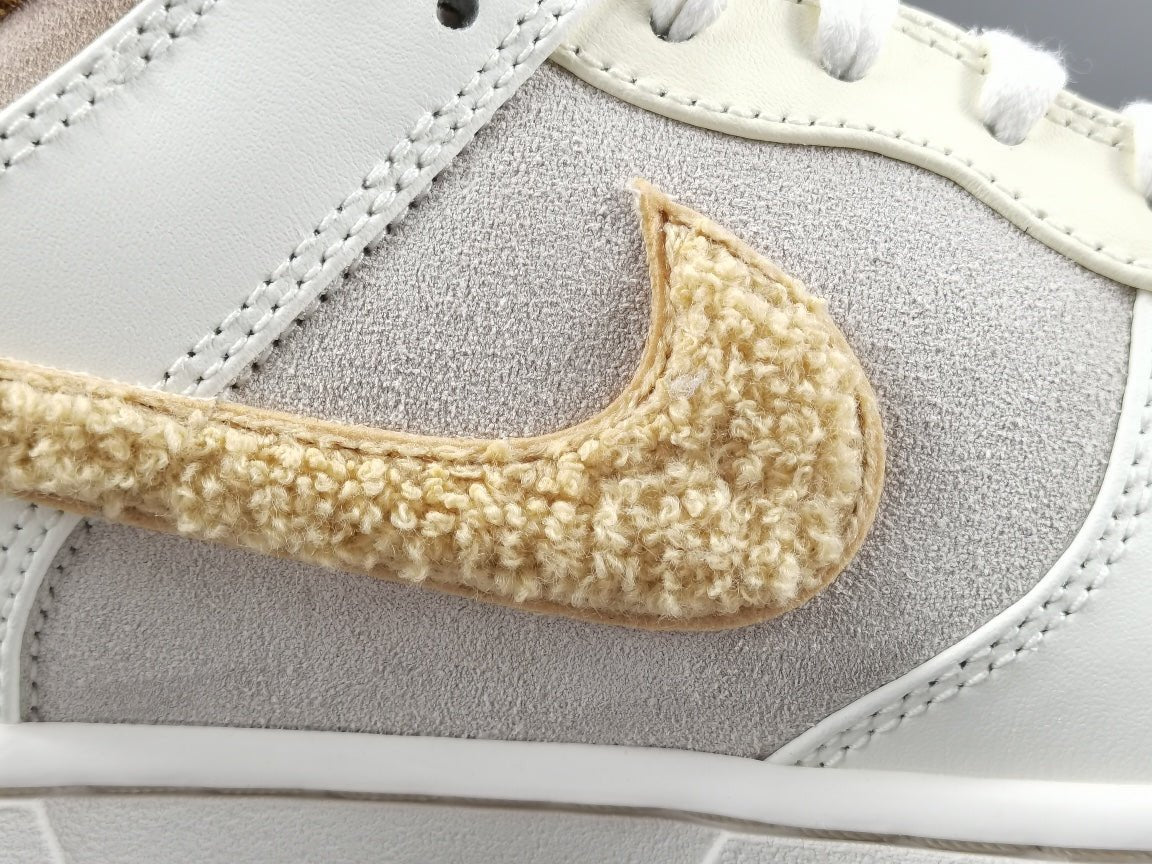 NIKE Dunk - Year Of The Rabbit Fossil Stone - Red Unisex Streetwear Limited Edition - The Nike Dunk Rabbit of the Year Fossil Stone is a highly coveted sneaker paying