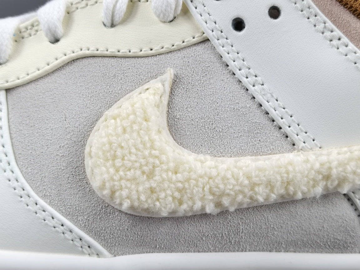 NIKE Dunk - Year Of The Rabbit Fossil Stone - Red Unisex Streetwear Limited Edition - The Nike Dunk Rabbit of the Year Fossil Stone is a highly coveted sneaker paying