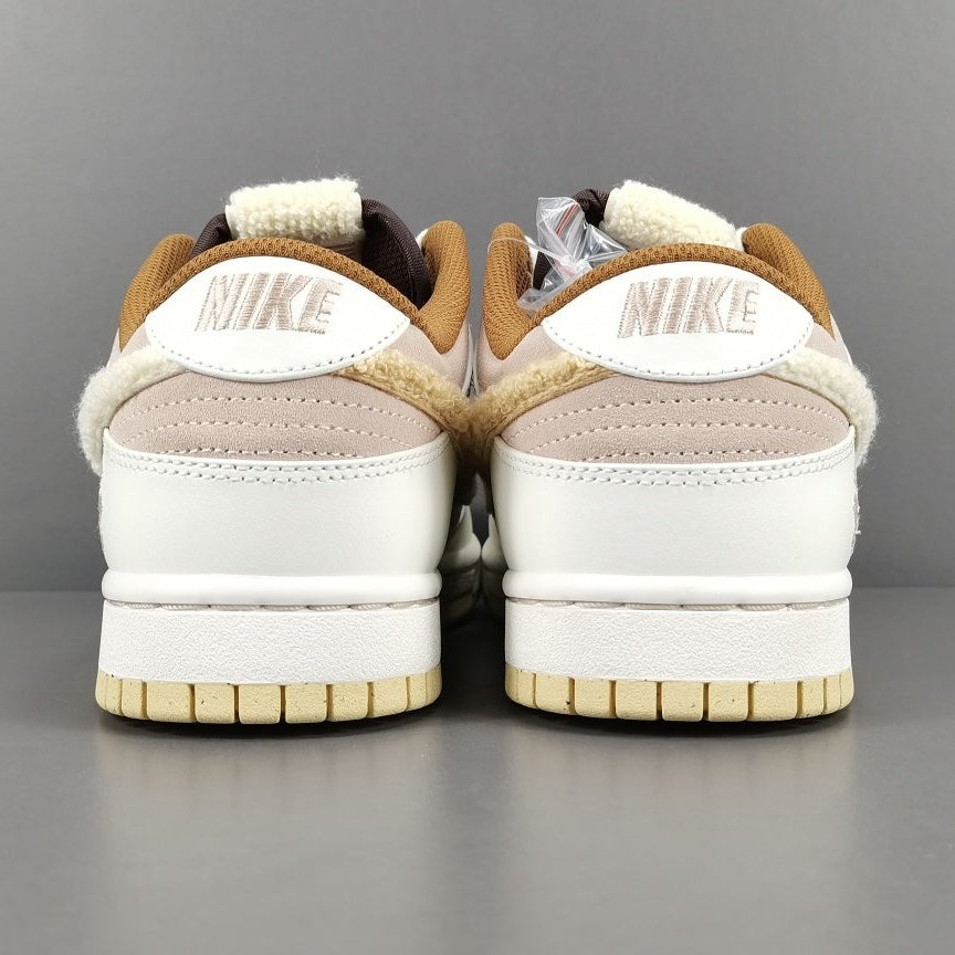 NIKE Dunk - Year Of The Rabbit Fossil Stone - Red Unisex Streetwear Limited Edition - The Nike Dunk Rabbit of the Year Fossil Stone is a highly coveted sneaker paying