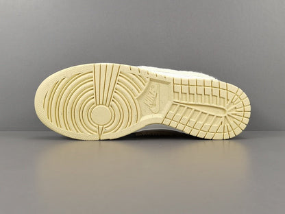 NIKE Dunk - Year Of The Rabbit Fossil Stone - Red Unisex Streetwear Limited Edition - The Nike Dunk Rabbit of the Year Fossil Stone is a highly coveted sneaker paying