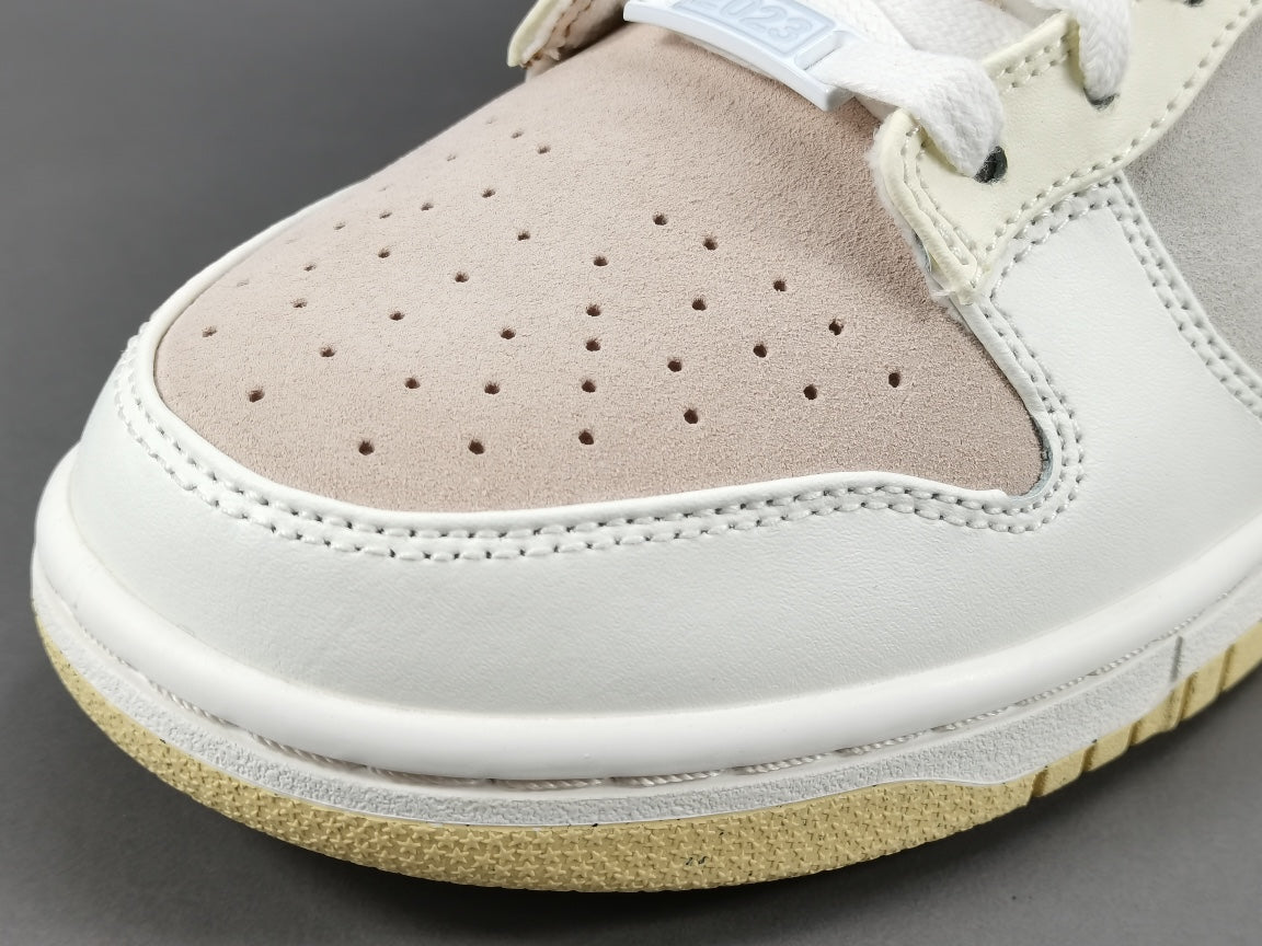 NIKE Dunk - Year Of The Rabbit Fossil Stone - Red Unisex Streetwear Limited Edition - The Nike Dunk Rabbit of the Year Fossil Stone is a highly coveted sneaker paying