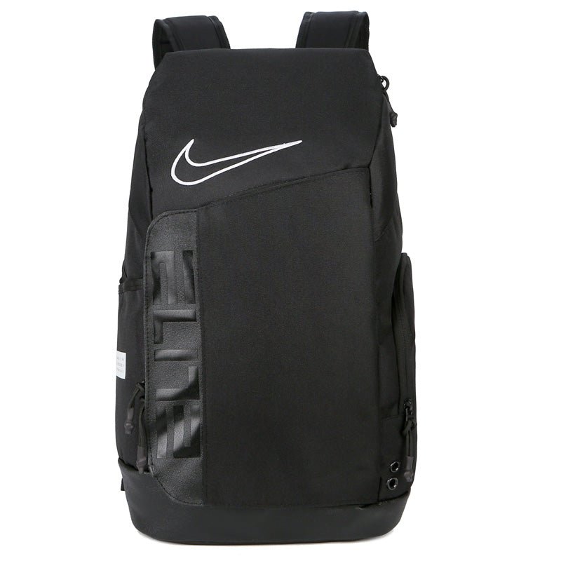 NIKE Elite Pro Basketball Backpack On Sneakers - Black Unisex Streetwear Limited Edition