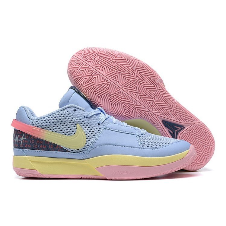 NIKE Ja 1 - Day One Sneakers - Red Unisex Streetwear Limited Edition - Introducing the Nike JA 1 Day One, a pair of sneakers that seamlessly blend style