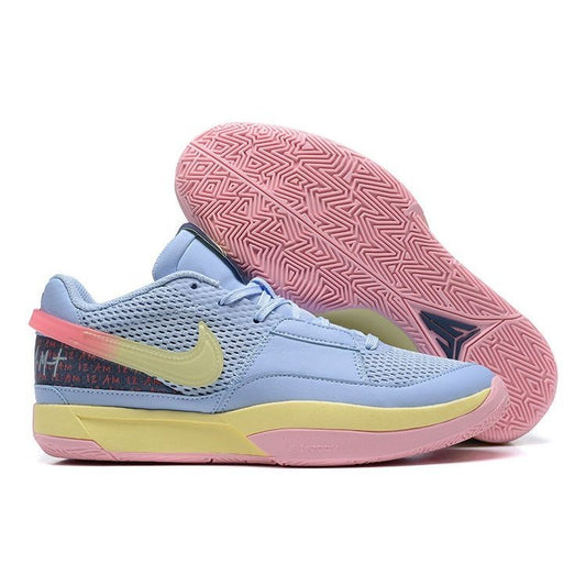 NIKE Ja 1 - Day One Sneakers - Red Unisex Streetwear Limited Edition - Introducing the Nike JA 1 Day One, a pair of sneakers that seamlessly blend style