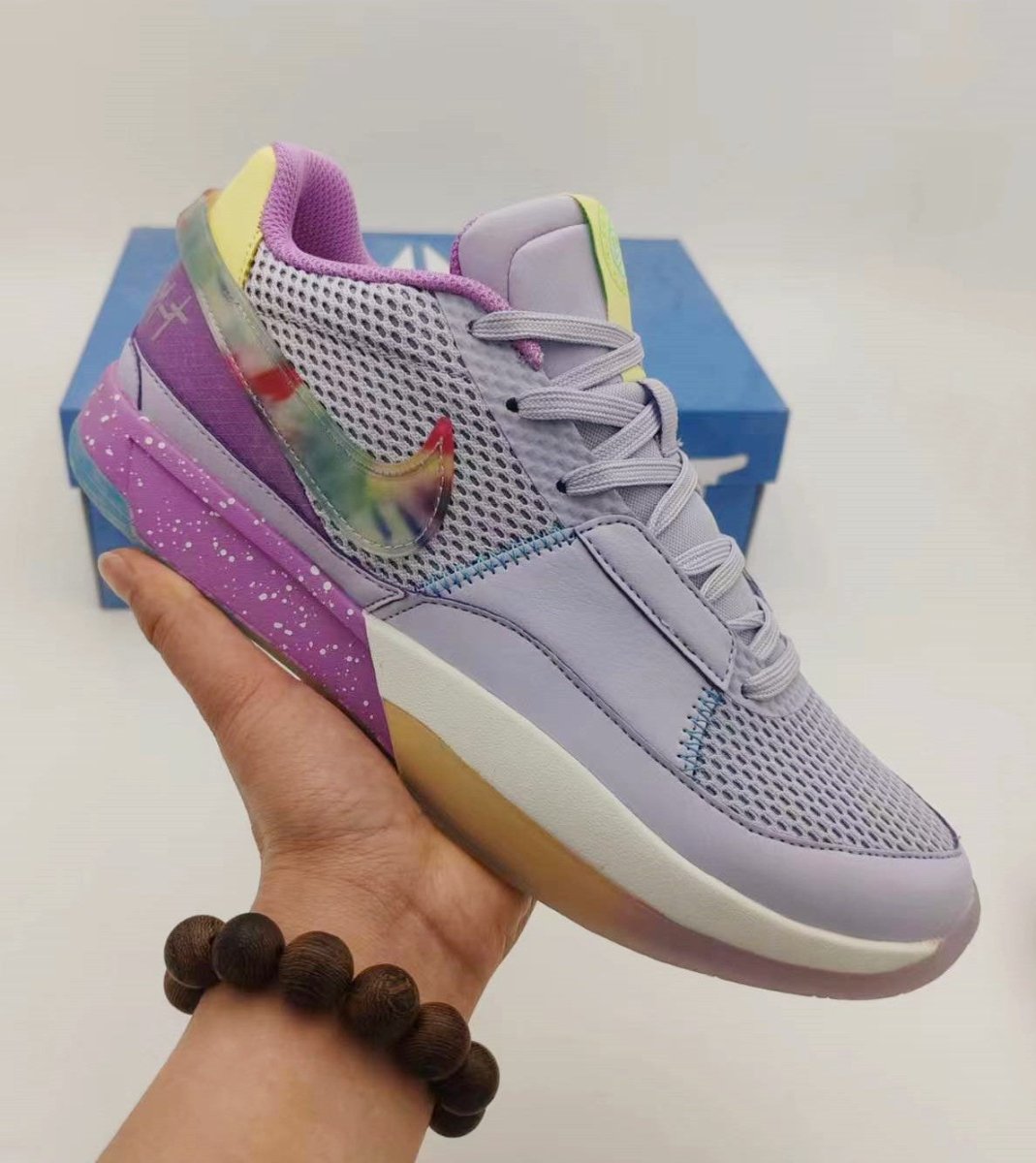 NIKE Ja 1 - Eybl Sneakers - Red Unisex Streetwear Limited Edition - Introducing the Nike JA 1 EYBL, a standout basketball shoe inspired by the prestigious Elite