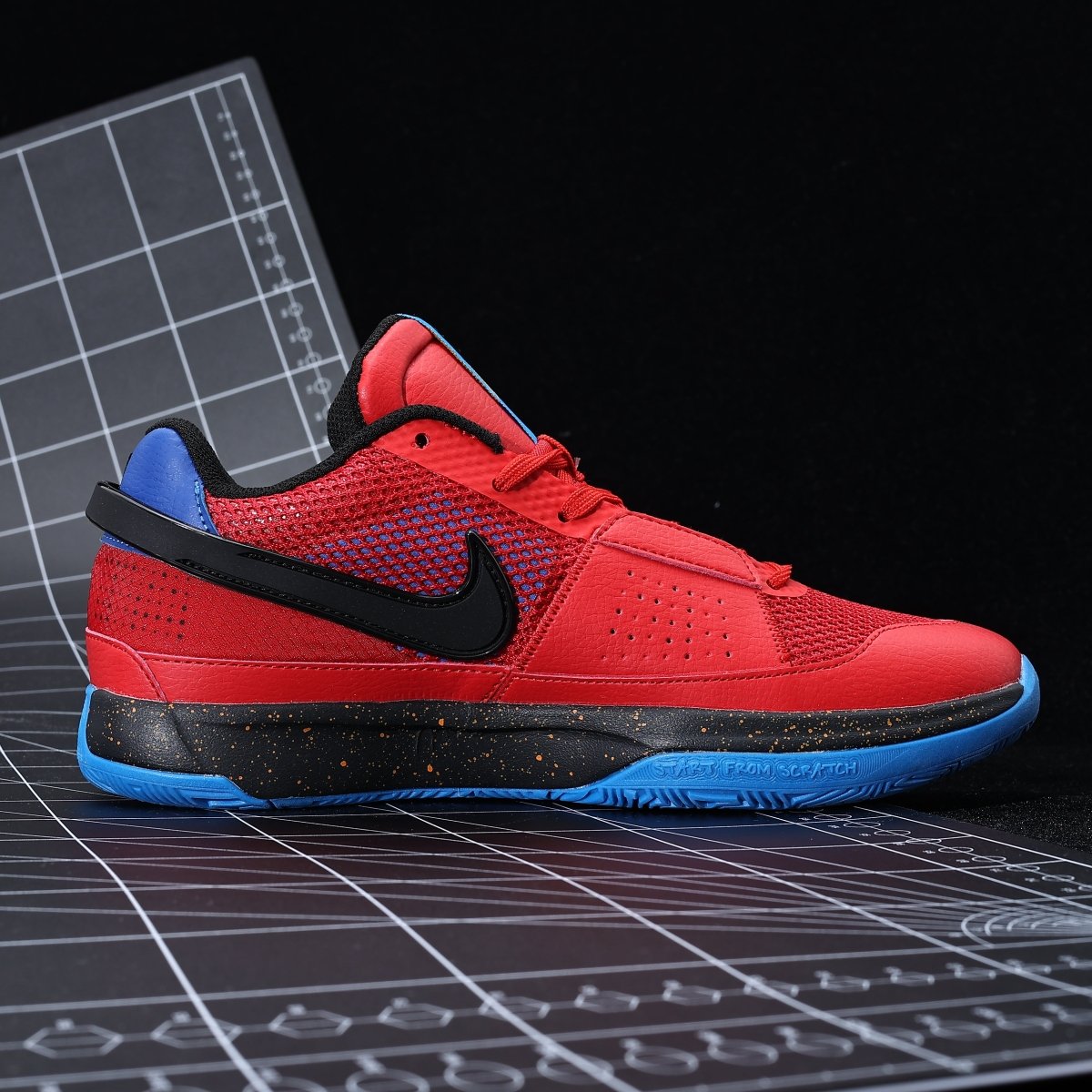 NIKE Ja 1 - Hunger Sneakers Unisex Streetwear Limited Edition - Introducing the Nike JA 1 Hunger, a captivating limited edition sneaker that combines striking design