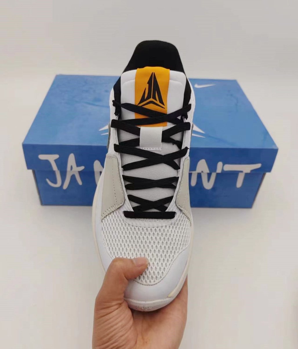NIKE Ja 1 - Light Smoke Sneakers - Grey Unisex Streetwear Limited Edition - Introducing the Nike JA 1 Light Smoke Grey, a versatile sneaker that embodies understated style