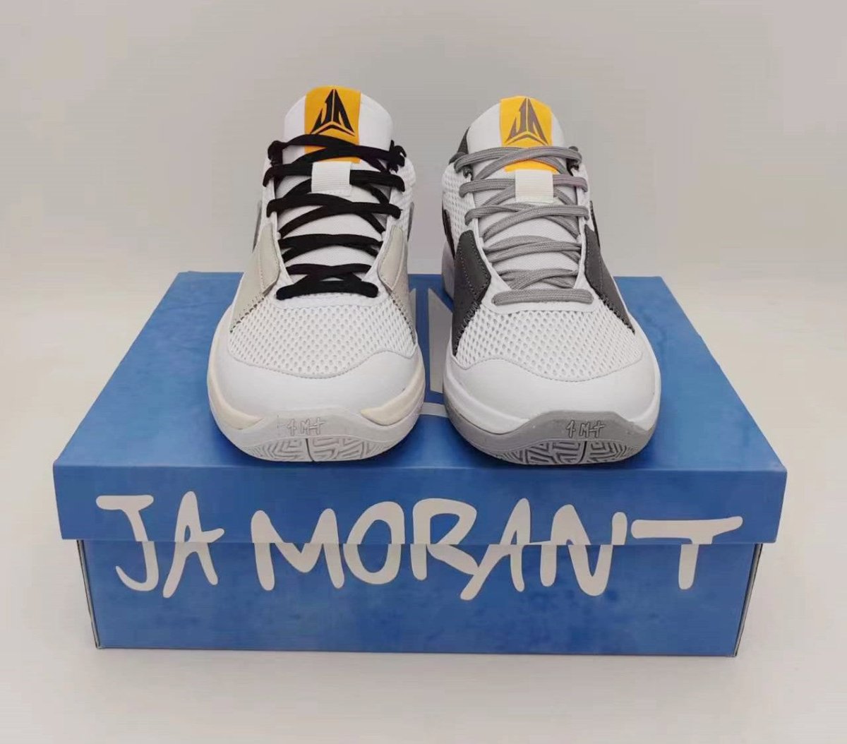 NIKE Ja 1 - Light Smoke Sneakers - Grey Unisex Streetwear Limited Edition - Introducing the Nike JA 1 Light Smoke Grey, a versatile sneaker that embodies understated style