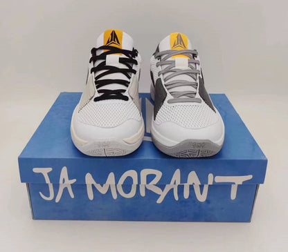 NIKE Ja 1 - Light Smoke Sneakers - Grey Unisex Streetwear Limited Edition - Introducing the Nike JA 1 Light Smoke Grey, a versatile sneaker that embodies understated style