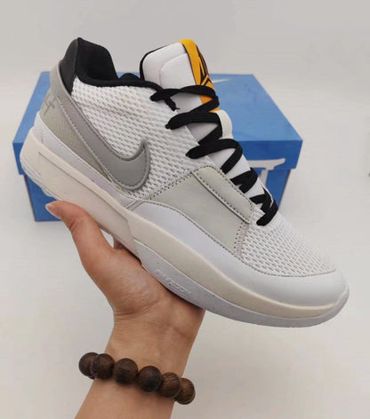 NIKE Ja 1 - Light Smoke Sneakers - Grey Unisex Streetwear Limited Edition - Introducing the Nike JA 1 Light Smoke Grey, a versatile sneaker that embodies understated style
