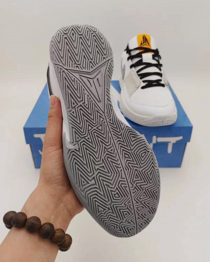 NIKE Ja 1 - Light Smoke Sneakers - Grey Unisex Streetwear Limited Edition - Introducing the Nike JA 1 Light Smoke Grey, a versatile sneaker that embodies understated style