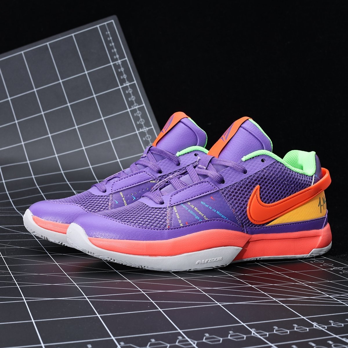 NIKE Ja 1 - Trivia T-Shirt - Purple Unisex Streetwear Limited Edition