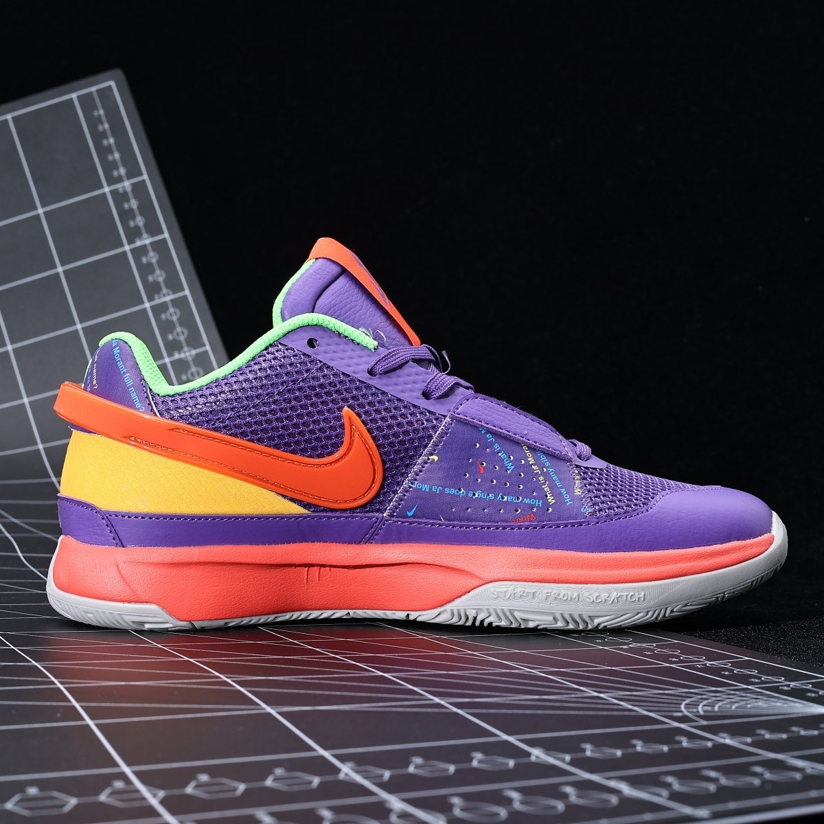NIKE Ja 1 - Trivia T-Shirt - Purple Unisex Streetwear Limited Edition