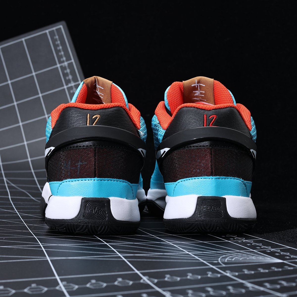 NIKE Ja 1 - Scratch Sneakers - Red Unisex Streetwear Limited Edition