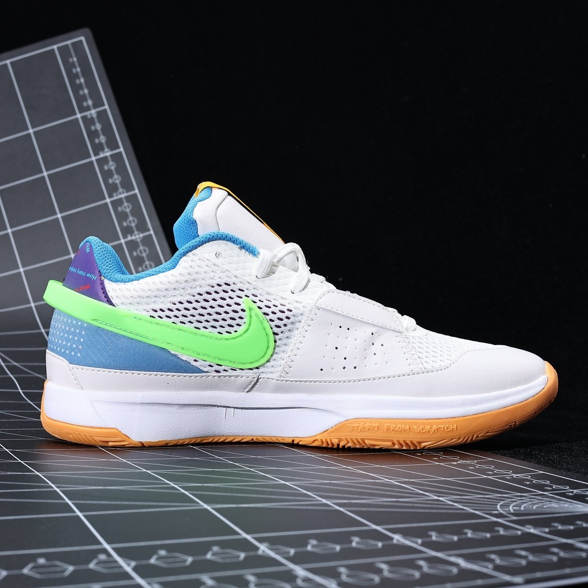 NIKE Ja 1 - Trivia Sneakers Unisex Streetwear Limited Edition - Introducing the Nike JA 1 Trivia, a legendary basketball shoe that pays homage to the