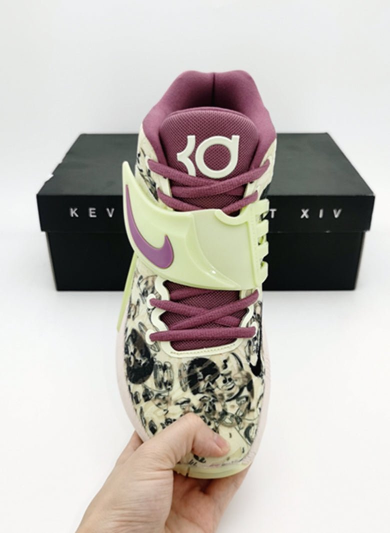 NIKE Kd 14 Nrg - Surrealism Sneakers - Red Unisex Streetwear Limited Edition