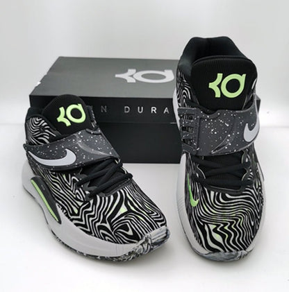 NIKE Kd 14 - Lime Glow Sneakers - Black Unisex Streetwear Limited Edition