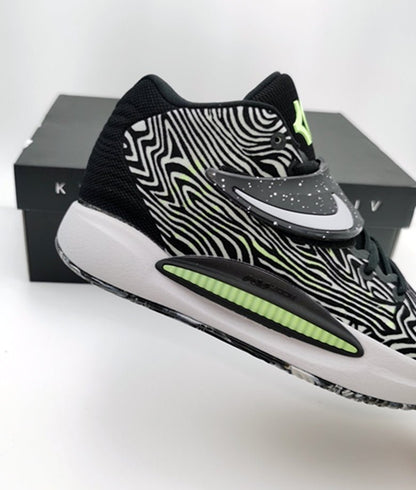 NIKE Kd 14 - Lime Glow Sneakers - Black Unisex Streetwear Limited Edition