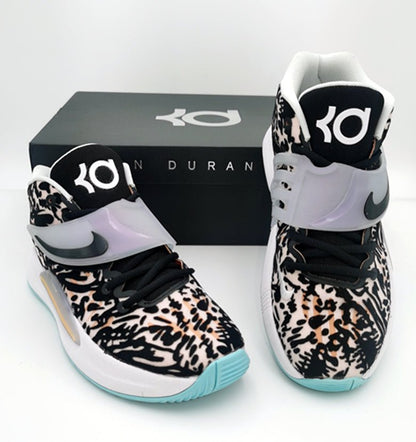 NIKE Kd 14 - Floral Sneakers - Red Unisex Streetwear Limited Edition