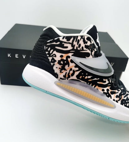 NIKE Kd 14 - Floral Sneakers - Red Unisex Streetwear Limited Edition