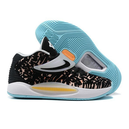 NIKE Kd 14 - Floral Sneakers - Red Unisex Streetwear Limited Edition