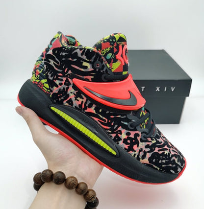 NIKE Kd 14 - Ky-d Dream Sneakers - Red Unisex Streetwear Limited Edition