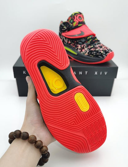 NIKE Kd 14 - Ky-d Dream Sneakers - Red Unisex Streetwear Limited Edition