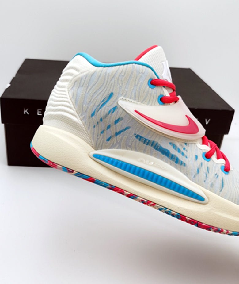 NIKE Kd 14 - Multicolor Sneakers - Red Unisex Streetwear Limited Edition