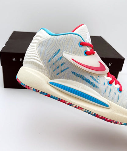 NIKE Kd 14 - Multicolor Sneakers - Red Unisex Streetwear Limited Edition