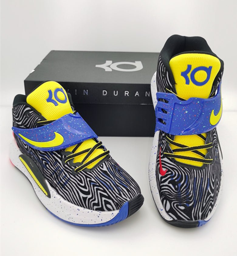 NIKE Kd 14 - Pop Art Sneakers - Red Unisex Streetwear Limited Edition