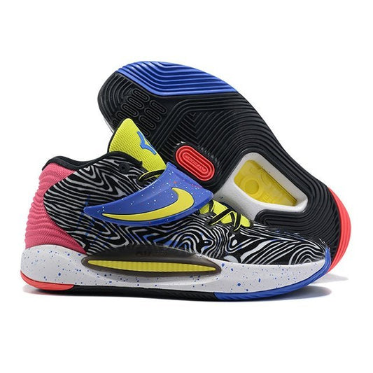 NIKE Kd 14 - Pop Art Sneakers - Red Unisex Streetwear Limited Edition